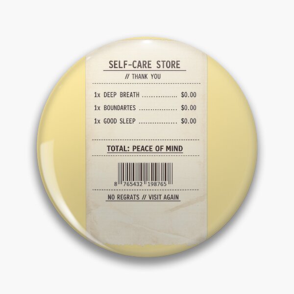 Item preview, Peace Of Mind Retro Receipt Funny Mental Health designed and sold by Timeless Junction.