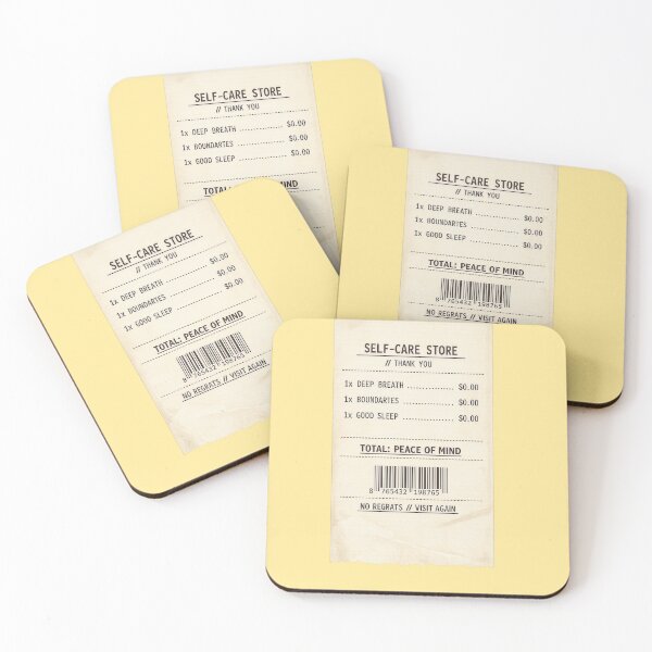 Item preview, Peace Of Mind Retro Receipt Funny Mental Health designed and sold by Timeless Junction.