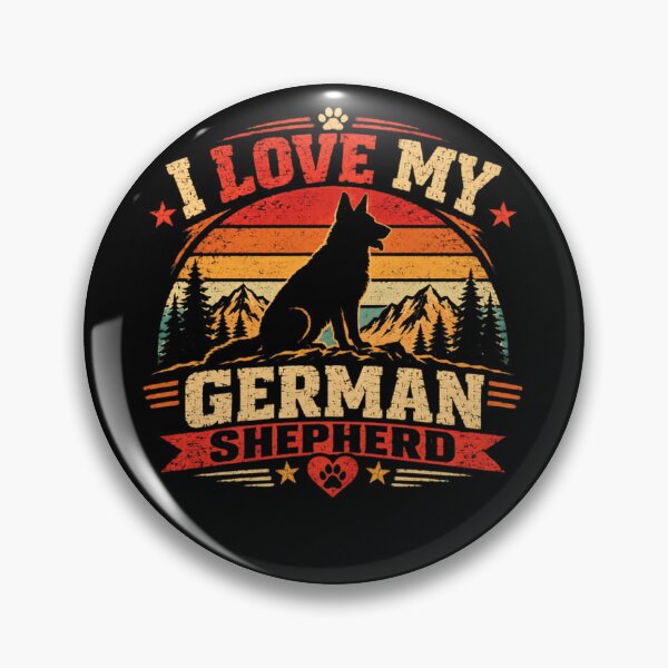 Item preview, I Love My German Shepherd Dog Owner Pet Parent designed and sold by HumansStuck12.