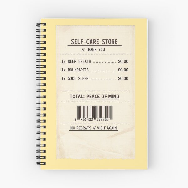 Item preview, Peace Of Mind Retro Receipt Funny Mental Health designed and sold by Timeless Junction.