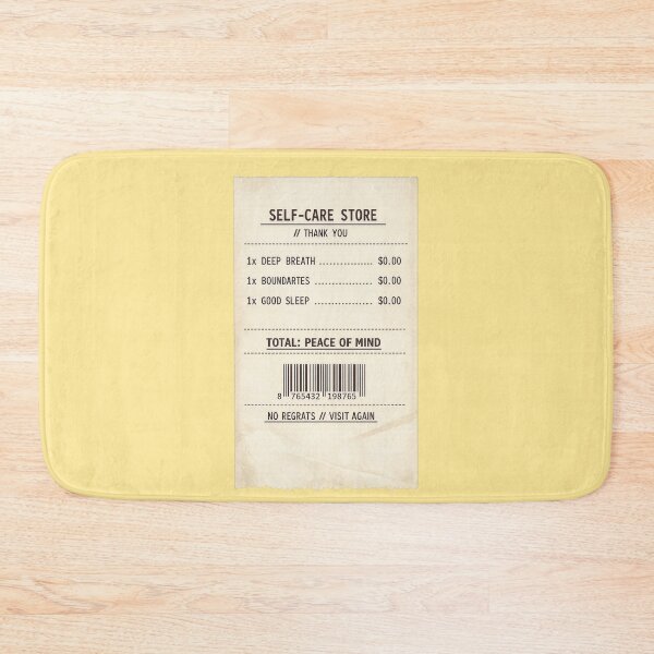 Item preview, Peace Of Mind Retro Receipt Funny Mental Health designed and sold by Timeless Junction.