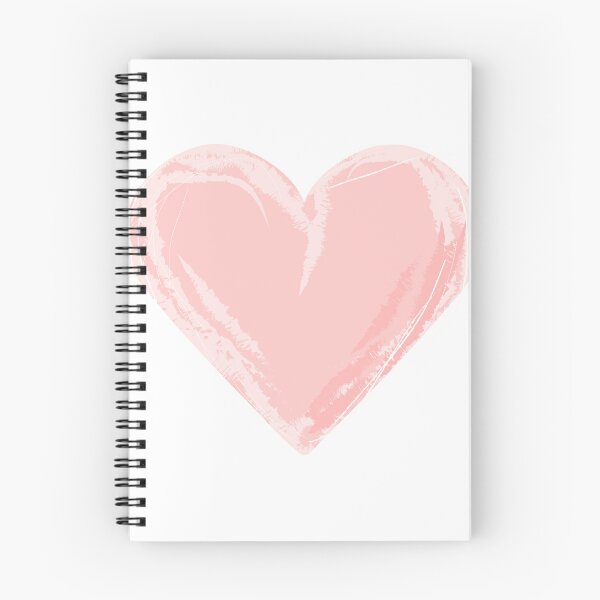 Item preview, Pink watercolor heart brush stroke. Paint stain shape design designed and sold by Dynamisa.