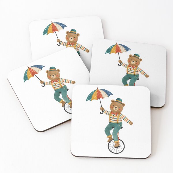 Item preview, Bear Riding a Unicycle designed and sold by Snurly.