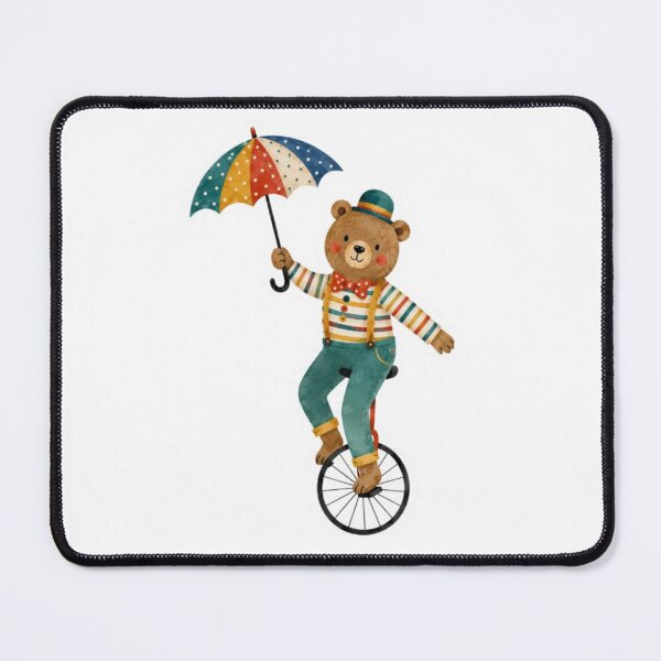 Item preview, Bear Riding a Unicycle designed and sold by Snurly.