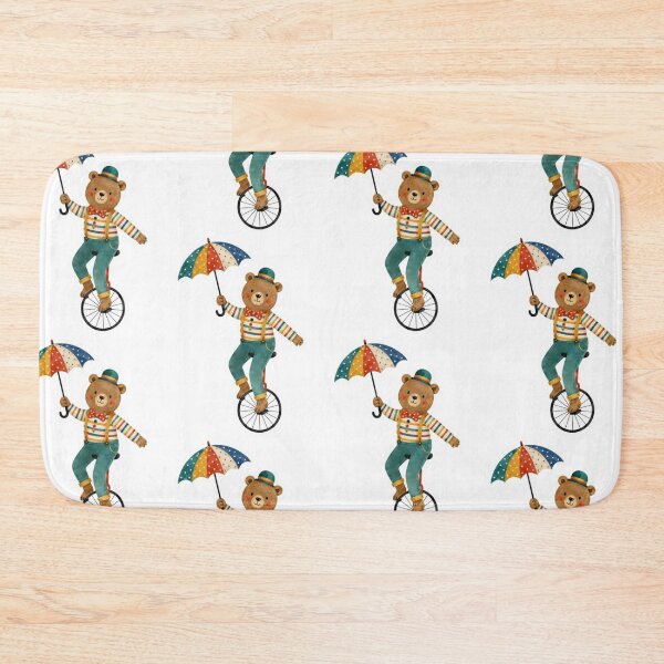Item preview, Bear Riding a Unicycle designed and sold by Snurly.