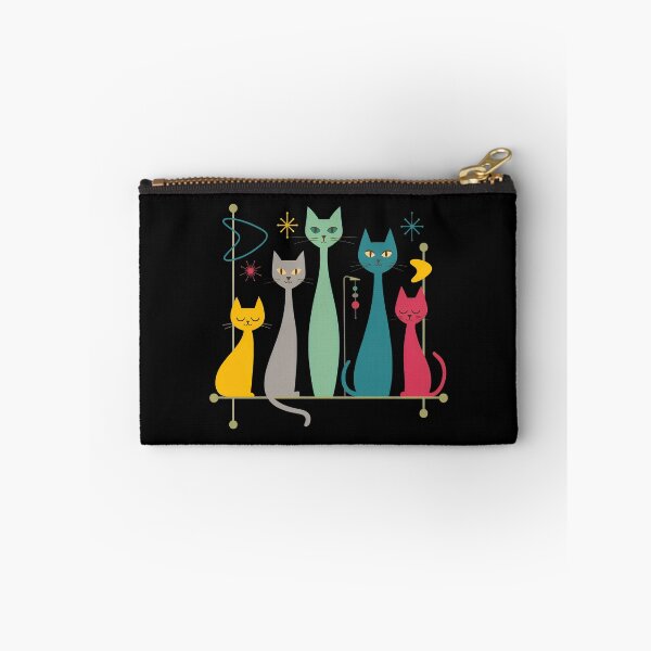 Item preview, Retro Cat Family Mid-Century Modern Art designed and sold by OlyvieArt.