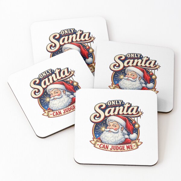 Item preview, only Santa can judge me - Christmas funny meme designed and sold by DailyQuestPrint.