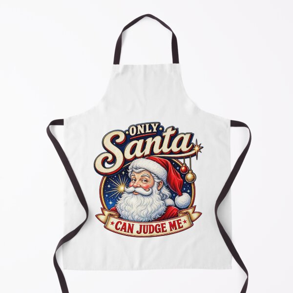 Item preview, only Santa can judge me - Christmas funny meme designed and sold by DailyQuestPrint.
