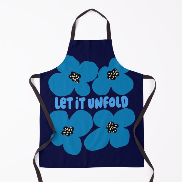 Item preview, Blue Let It Unfold Floral Graphic designed and sold by Aniko Tulipan.