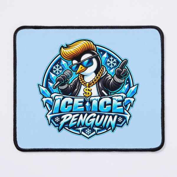 Item preview, Ice Ice Penguin – Funny Hip-Hop Penguin designed and sold by pUNKnown.