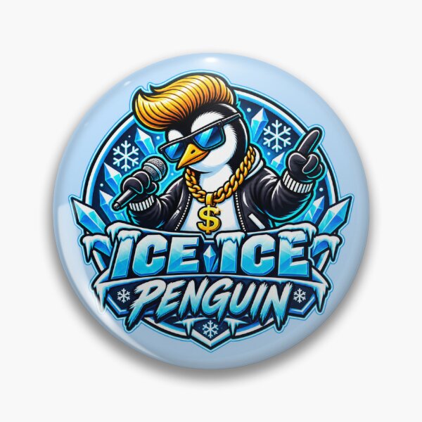 Item preview, Ice Ice Penguin – Funny Hip-Hop Penguin designed and sold by pUNKnown.