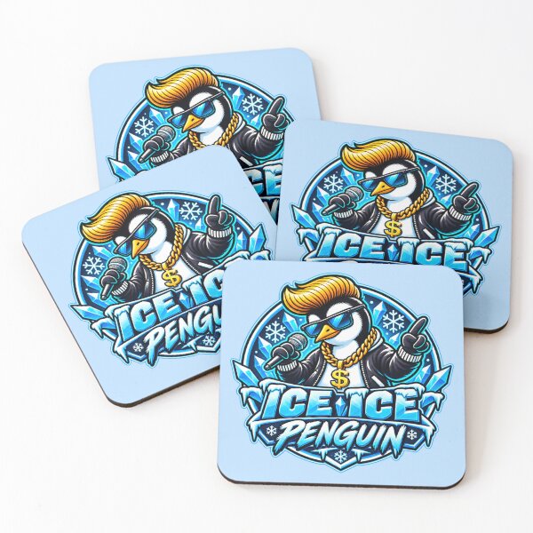 Item preview, Ice Ice Penguin – Funny Hip-Hop Penguin designed and sold by pUNKnown.