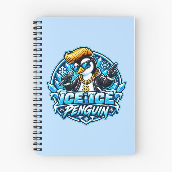 Item preview, Ice Ice Penguin – Funny Hip-Hop Penguin designed and sold by pUNKnown.