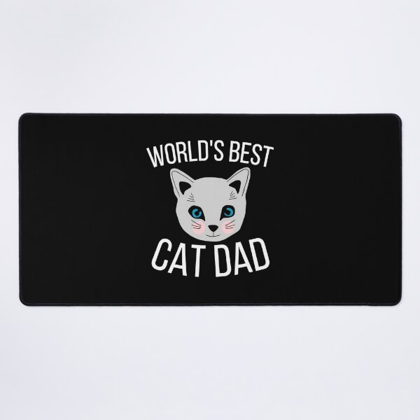 Item preview, World's Best Cat Dad Cute Cat Face Illustration designed and sold by OlyvieArt.