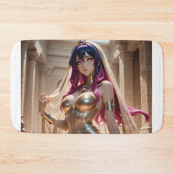 Item preview, Egyptian Goddess Anime Girl Golden Desert Fantasy Princess designed and sold by Killington.