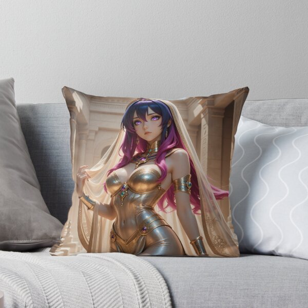 Item preview, Egyptian Goddess Anime Girl Golden Desert Fantasy Princess designed and sold by Killington.