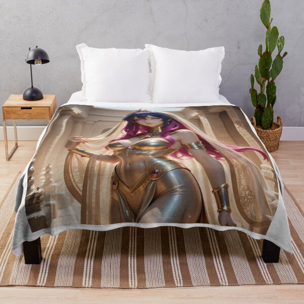 Item preview, Egyptian Goddess Anime Girl Golden Desert Fantasy Princess designed and sold by Killington.