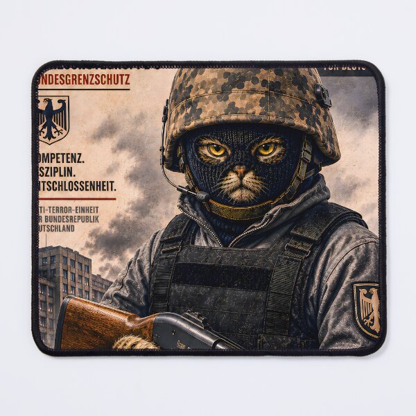 Item preview, Special Forces Cat Poster - Bundesgrenzschutz GSG 9 (D) designed and sold by OPERATOR-7794.