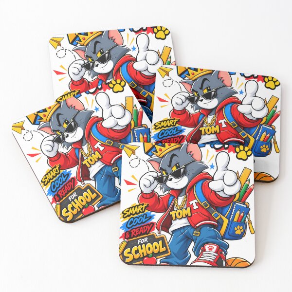 Item preview, Back to School Cool Cat – Cute Streetwear School Graphic designed and sold by HoMya.