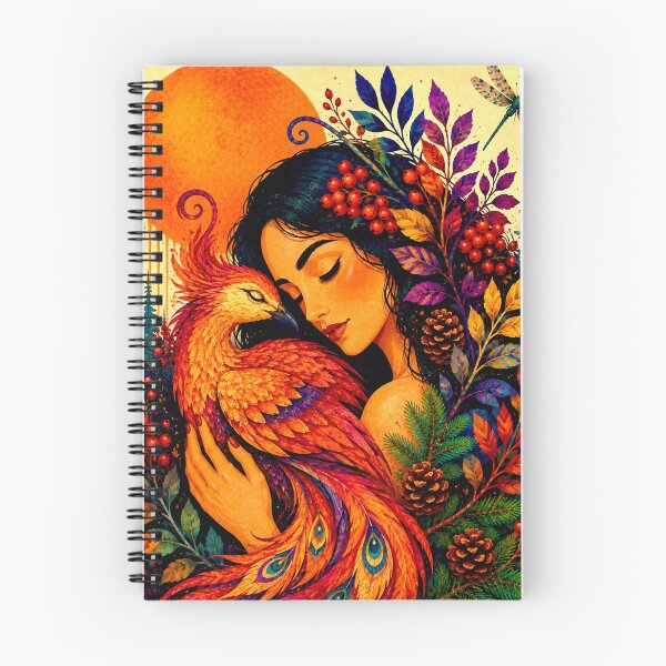 Item preview, Woman and Phoenix I designed and sold by NeuroArtGallery.