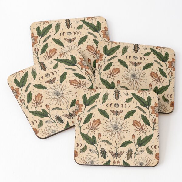 Item preview, Nocturnal Flora and Beetles designed and sold by Helios Be. Lavsh.