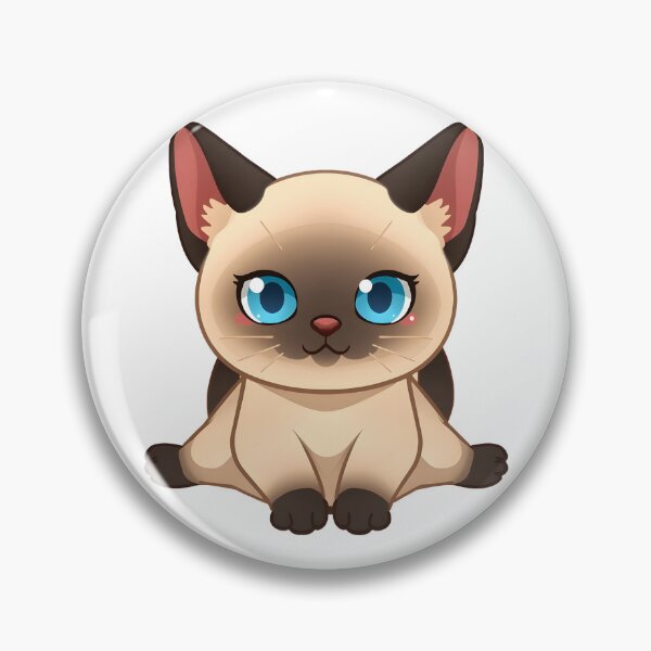 Item preview, Cute Siamese Cat Stretching Sticker | Cozy Cat Lover Design designed and sold by VINTOR-.