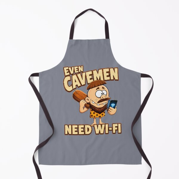 Item preview, Even Cavemen Need Wi-Fi – Funny Caveman designed and sold by Aimetoi.