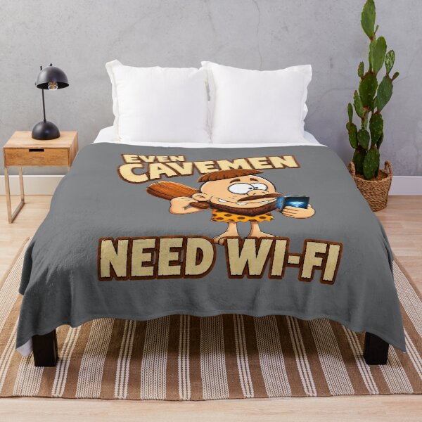 Item preview, Even Cavemen Need Wi-Fi – Funny Caveman designed and sold by Aimetoi.
