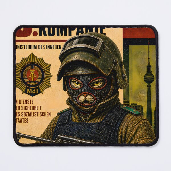 Item preview, Special Forces Cat Poster - 9. Volkspolizei-Kompanie (DDR) designed and sold by OPERATOR-7794.