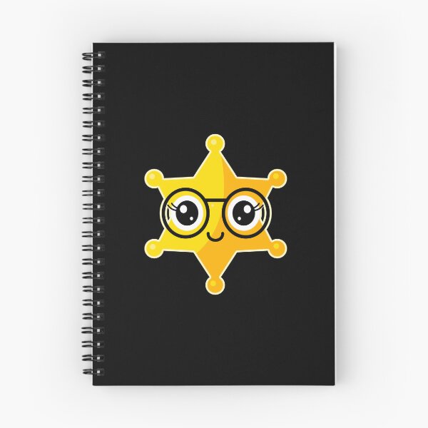 Item preview, Cute Kawaii Sheriff Star Badge Character designed and sold by chaaval.