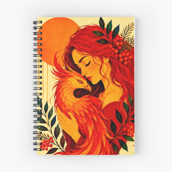 Item preview, Woman and Phoenix II designed and sold by NeuroArtGallery.