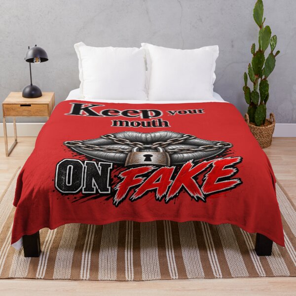 Item preview, Keep Your Mouth Closed Locked Lips Design designed and sold by MindForgeDesign.