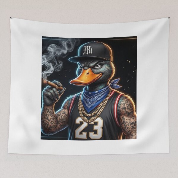 Item preview, Swag Duck Smoking Cigar Art designed and sold by DKSH1234.