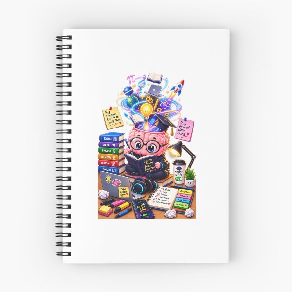 Item preview, Smart Brain Study Sticker | Learn Today Lead Tomorrow | Student Motivation & Study Aesthetic designed and sold by Ishratparween11.