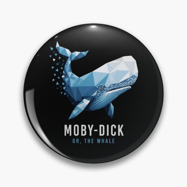 Item preview, Moby Dick: Geometric White Whale in Blue Crystal designed and sold by Fenay Designs.