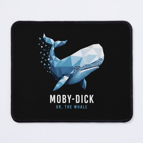 Item preview, Moby Dick: Geometric White Whale in Blue Crystal designed and sold by Fenay Designs.