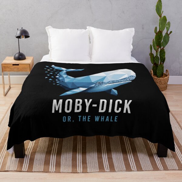 Item preview, Moby Dick: Geometric White Whale in Blue Crystal designed and sold by Fenay Designs.