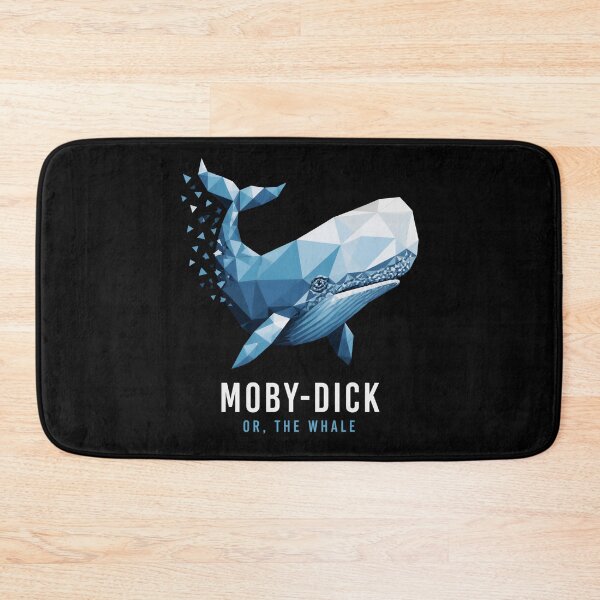 Item preview, Moby Dick: Geometric White Whale in Blue Crystal designed and sold by Fenay Designs.