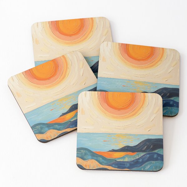 Item preview, Abstract Beach Sunrise designed and sold by Mary Spencer.