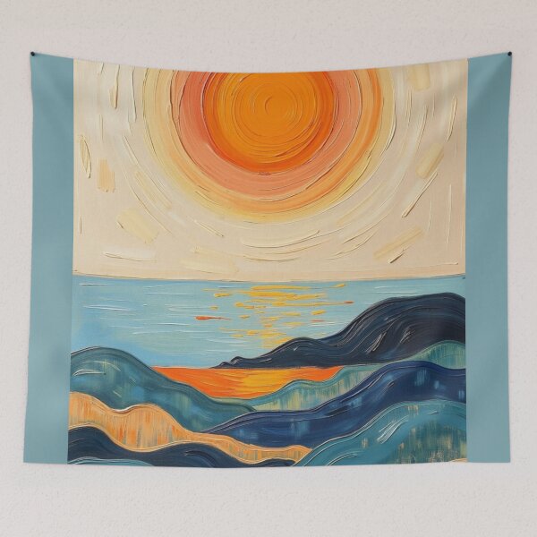 Item preview, Abstract Beach Sunrise designed and sold by Mary Spencer.