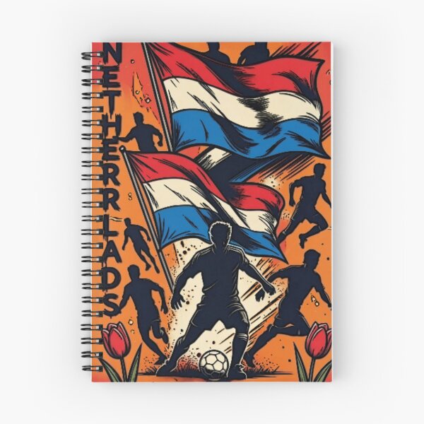 Item preview, Vintage retro Oranje Football Poster  designed and sold by Nexus Space.