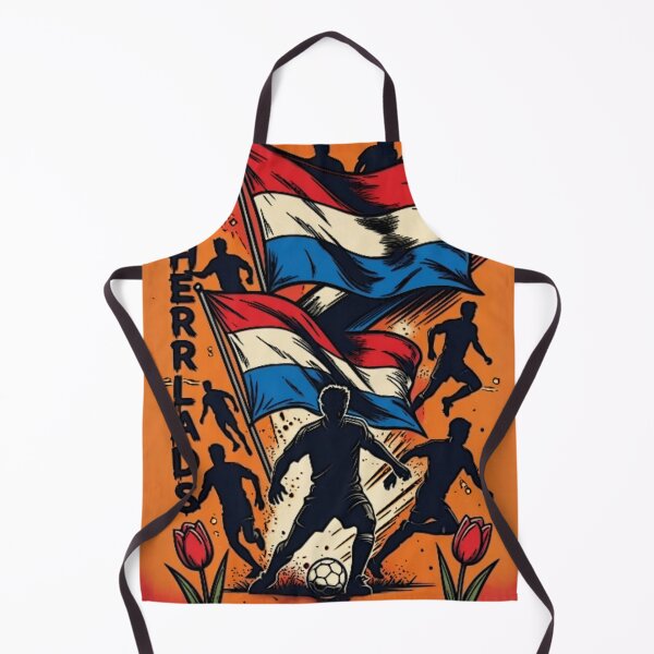 Item preview, Vintage retro Oranje Football Poster designed and sold by Nexus Space.