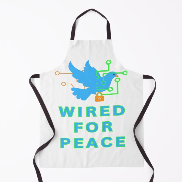 Item preview, Wired For Peace designed and sold by FiberatWorkTechs.