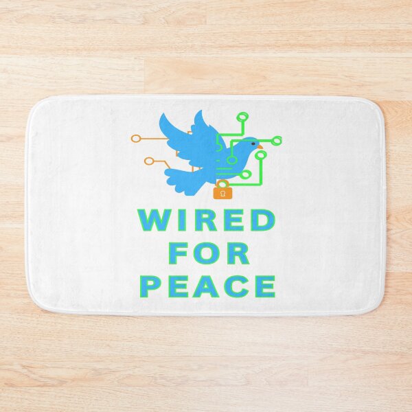 Item preview, Wired For Peace designed and sold by FiberatWorkTechs.