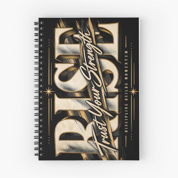 Item preview, Rise Trust Your Strength Vintage Bold Typography Motivational Design designed and sold by @SHINTOSARTSTORE.