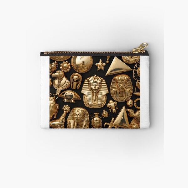Item preview, Ancient Egyptian Gold Hieroglyphs 3D Luxury Pattern designed and sold by onestopstudio.