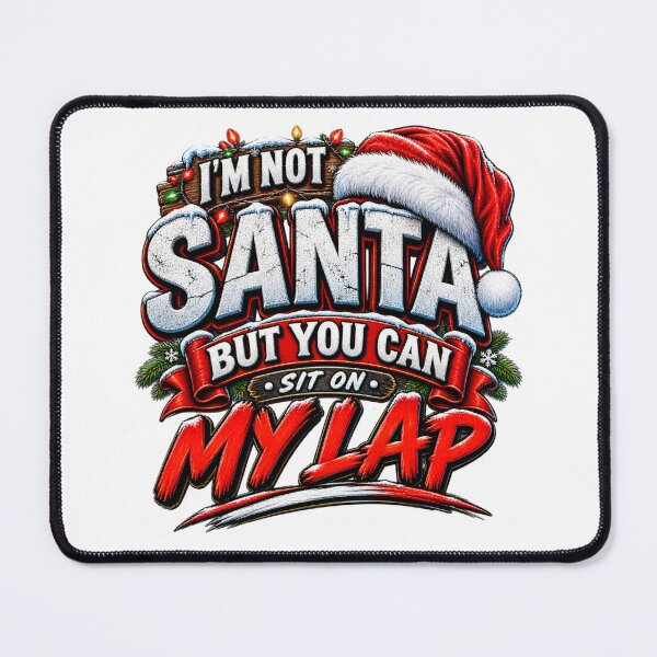 Item preview, naughty Santa designed and sold by DailyQuestPrint.
