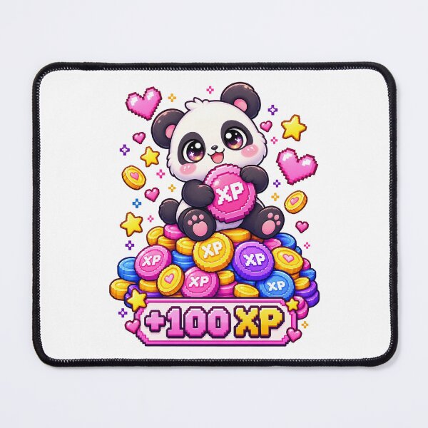 Item preview, XP Panda – Cute Kawaii Retro Gaming Character designed and sold by JPCuteDesign.