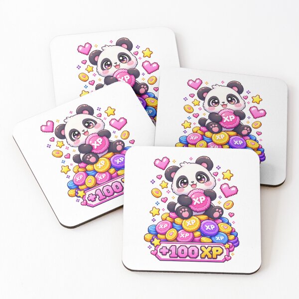 Item preview, XP Panda – Cute Kawaii Retro Gaming Character designed and sold by JPCuteDesign.