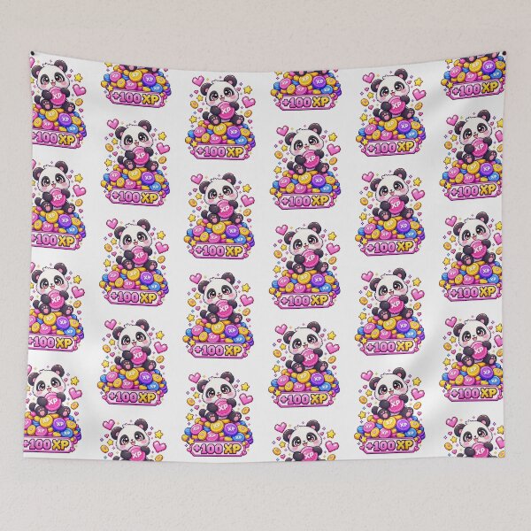 Item preview, XP Panda – Cute Kawaii Retro Gaming Character designed and sold by JPCuteDesign.